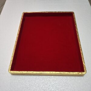 Display Tray with Golden Border