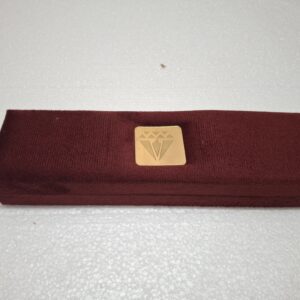 Maroon Suede Chain Box