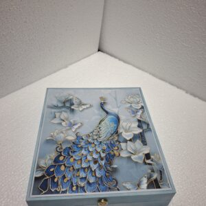 Peacock Design Necklace Box