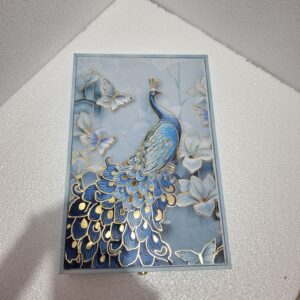 Peacock long Necklace Box