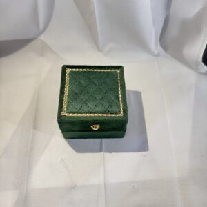 Swed Green Barfi Design Ring Box