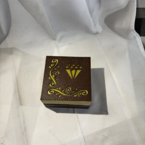Premium Square Laser-Cut Ring Box
