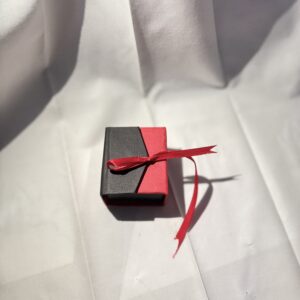 Romantic Red & Black Ring Box